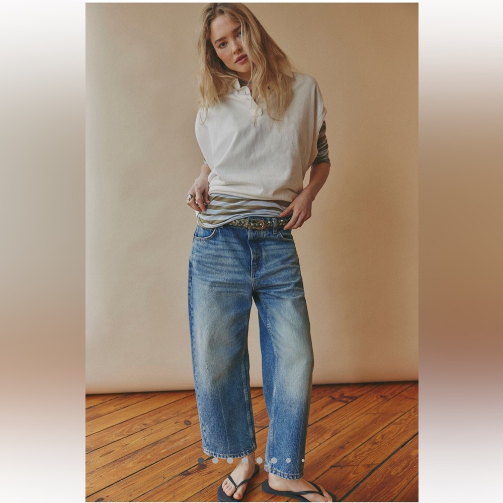 Free People Light Blue Boyfriend Jeans
